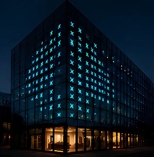 STYELIGHTS™ Flex Series used for glass façade